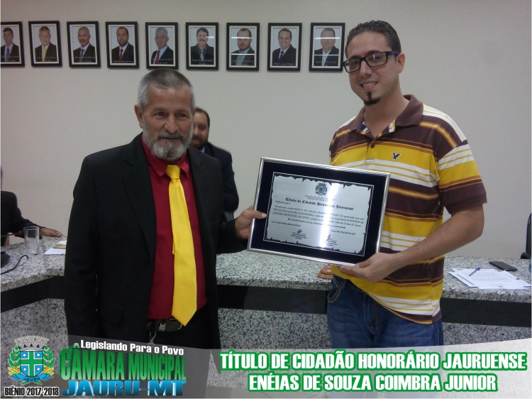 Título de Cidadão Honorário Jauruense &quot;Junior&quot;