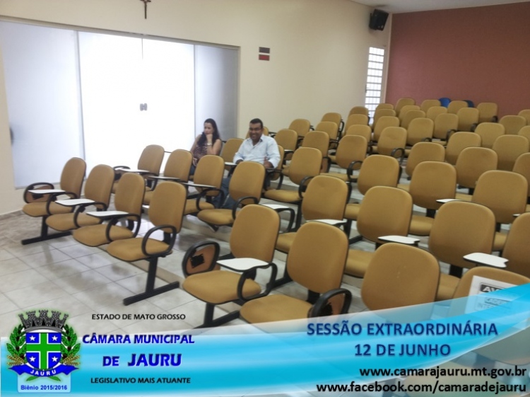 Sessão Extraordinária de 12 de Junho de 2015