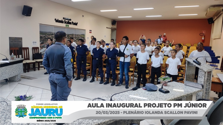 Aula Inaugural PM Júnior